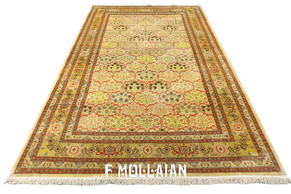 Hereke Rug Extra Fine Biege Color n°:192721